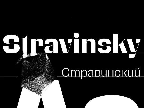 Stravinsky Family font