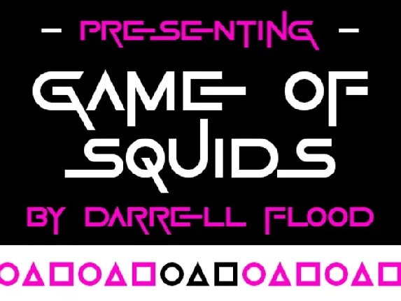 Game Of Squids font