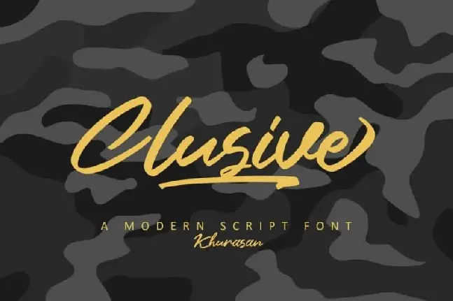 Clusive Handwritten font