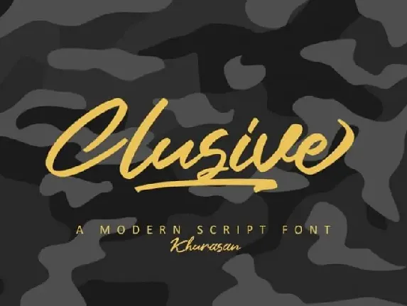 Clusive Handwritten font