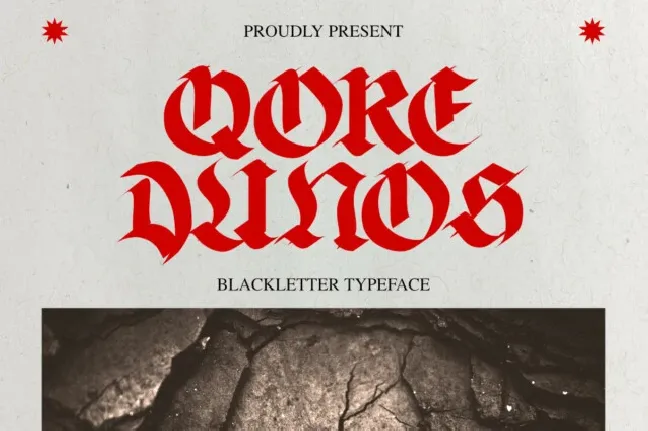 Qore Dunos font