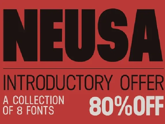 Neusa Family font