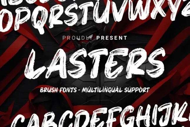 Laster font