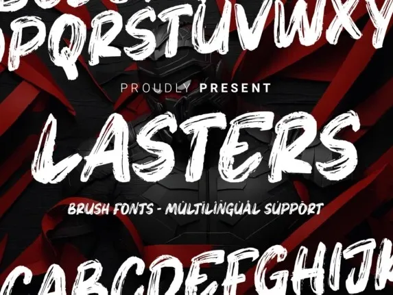 Laster font