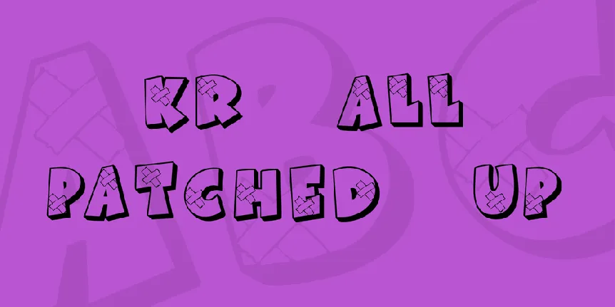 KR All Patched Up font