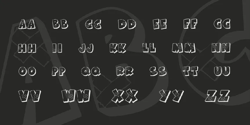 KR All Patched Up font