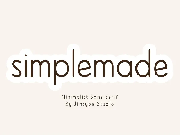 Simplemade Font DEMO