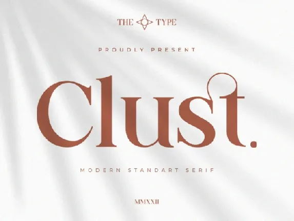 Clust font