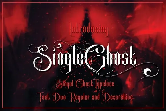 Singel Ghost font