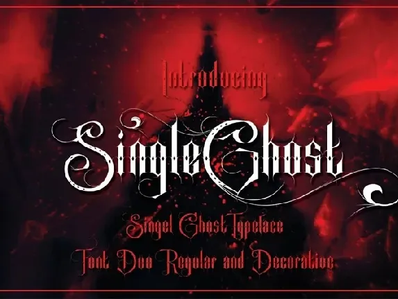 Singel Ghost font