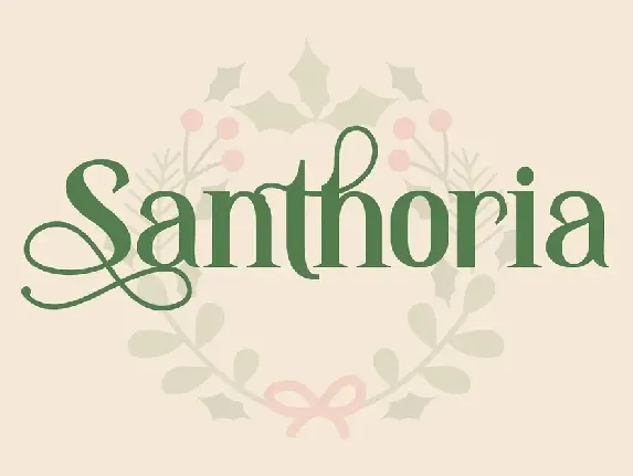 Santhoria font