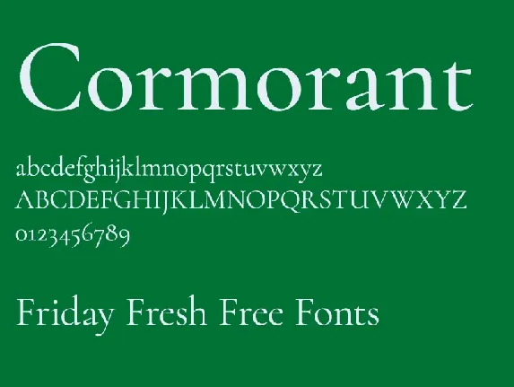 Cormorant Family font