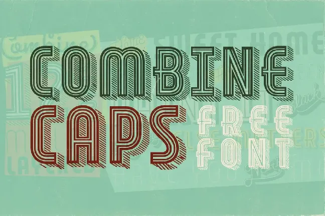 Combine Typefamily font