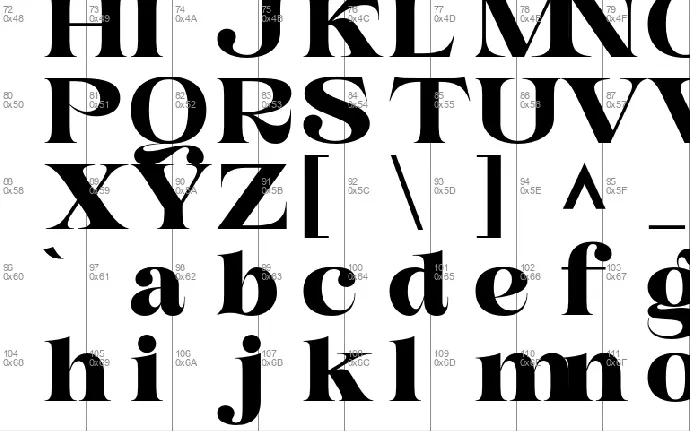 Morkis font