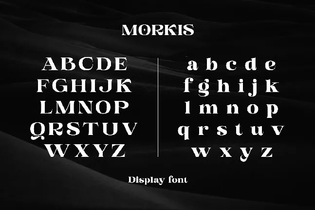 Morkis font