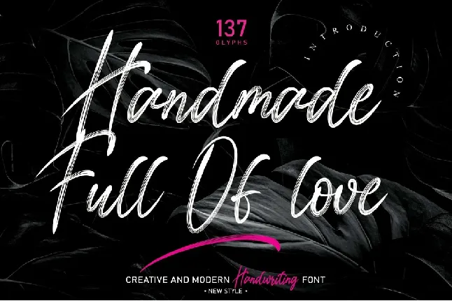 Handmade Full of Love font