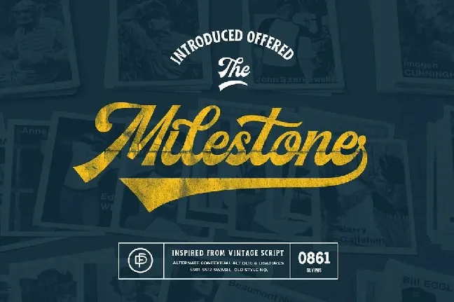 Milestone font