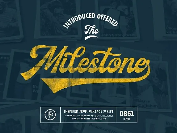 Milestone font