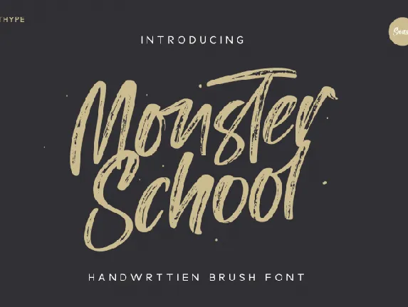 Monster School font