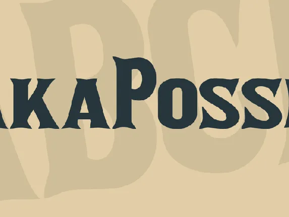 akaPosse font