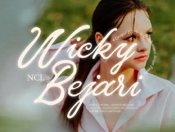 NCL Wicky Bejari font