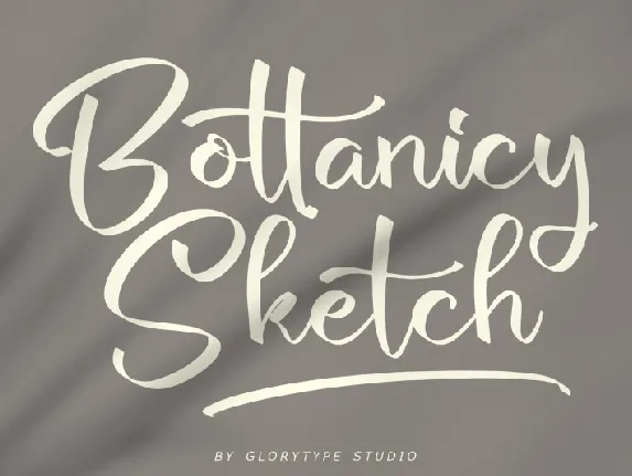 Bottanicy Sketch font