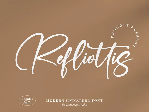 Refliottis font