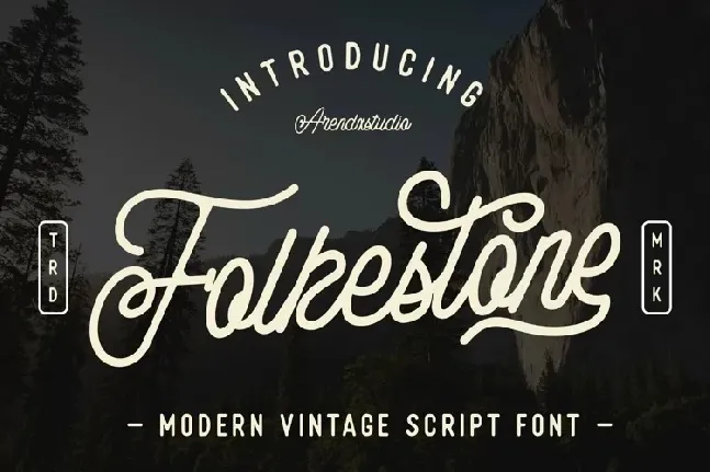 Folkestone font