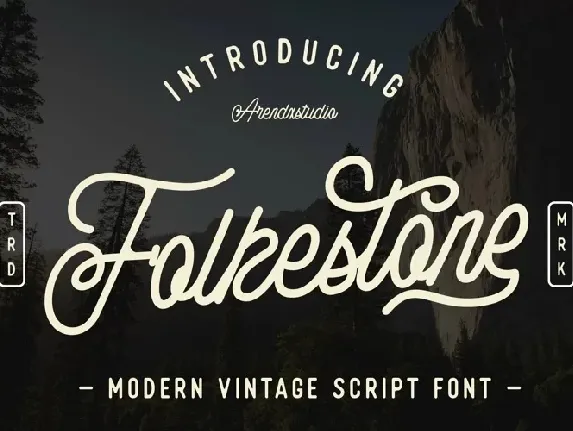 Folkestone font