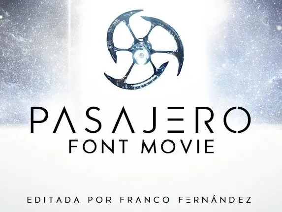 Pasajero font