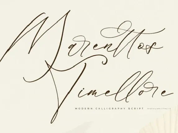 Marenttos Timellore font