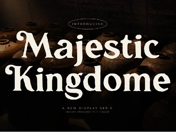 Majestic Kingdome font