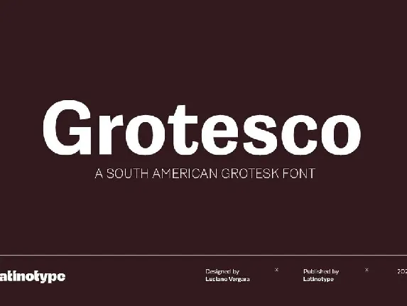 Grotesco Family font