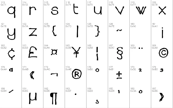 Chavenir font