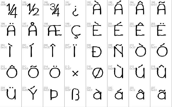 Chavenir font