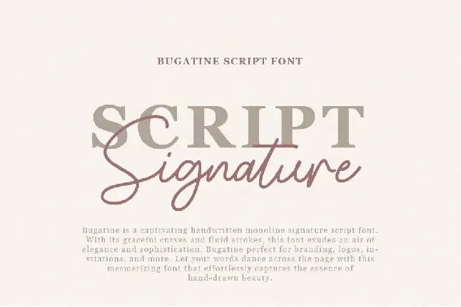 Bugatine font