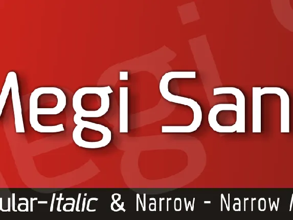 Megi Sans font