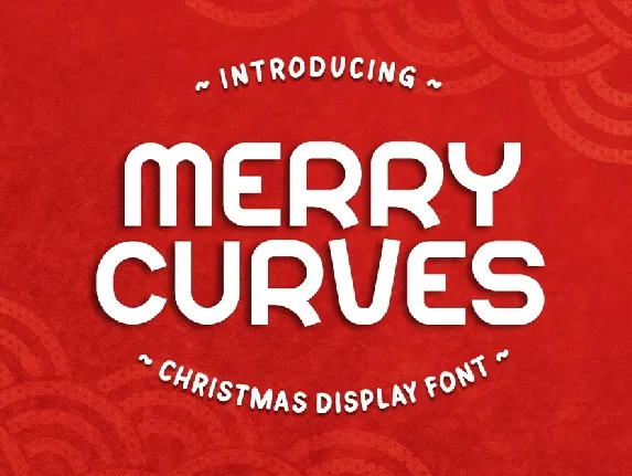 Merry Curves font