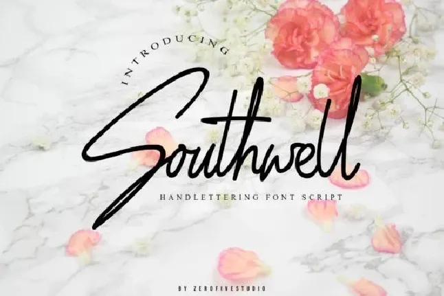 Southwell Monoline Signature font