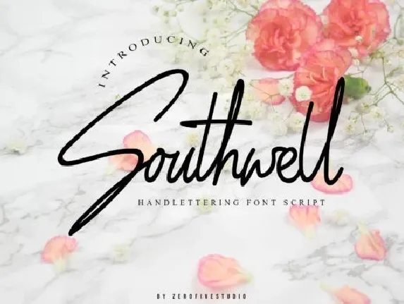 Southwell Monoline Signature font