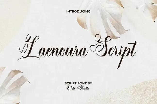 Laenoura Script font