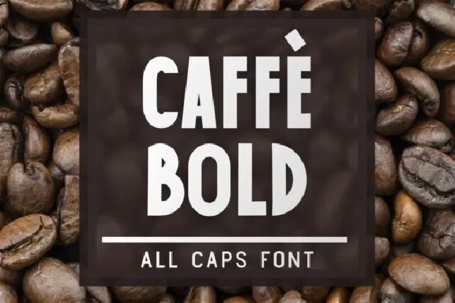 Caffe Bold Display font