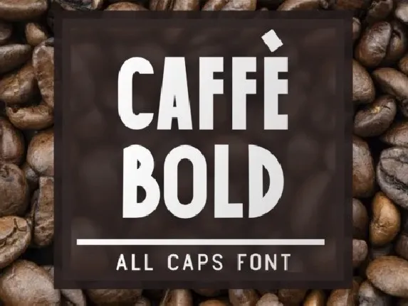 Caffe Bold Display font