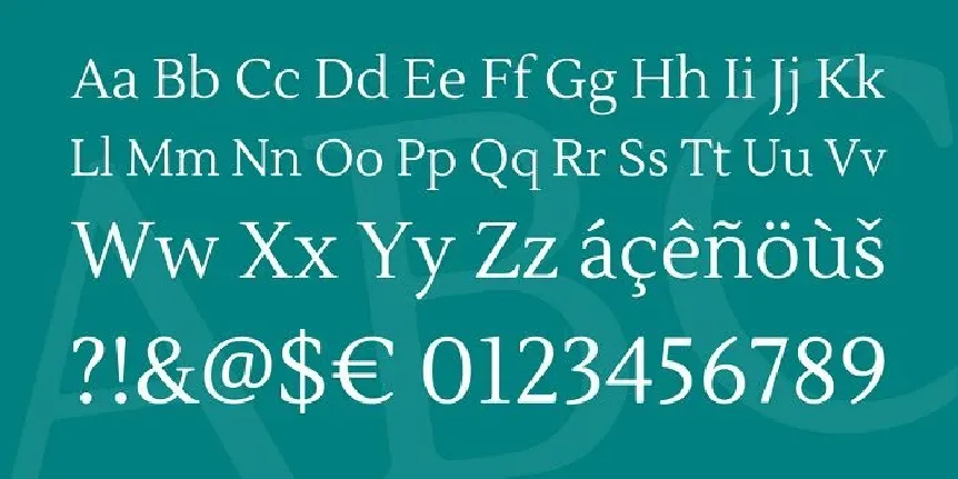 Lustria font