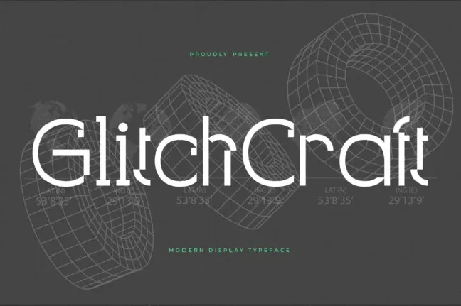 Glitchcraft font