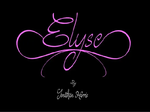 Elyse Free font