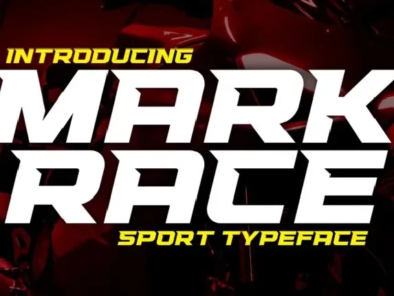 Racing Mark Race font