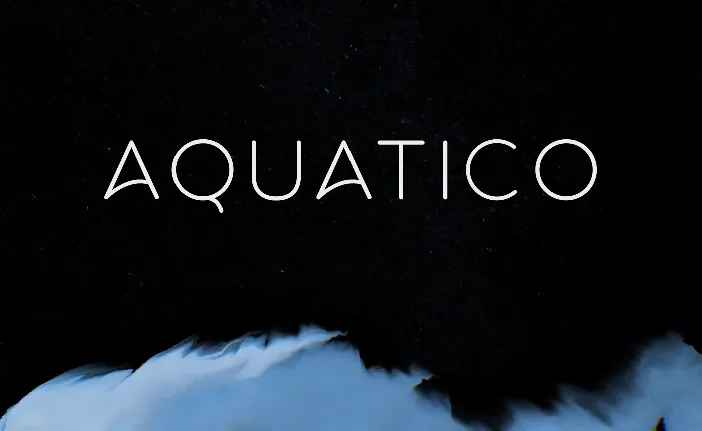 Aquatico font