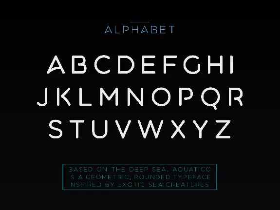 Aquatico font