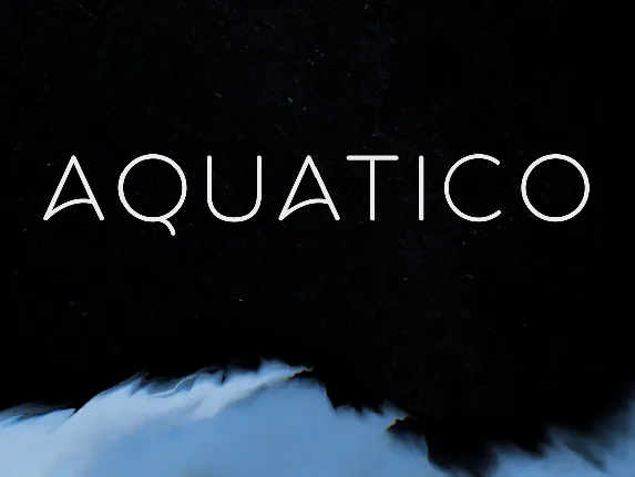 Aquatico font